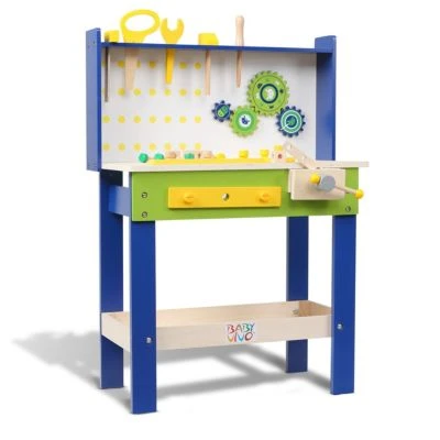 Baby Vivo Spielwerkbank Mit 29 Teiligen Zubehör - Luigi 3 Baby Vivo Spielwerkbank Mit 29 Teiligen Zubehör - Luigi – Bild 3