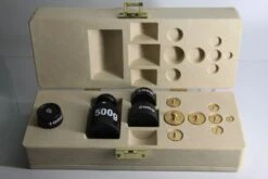 Wissner® Aktiv Lernen Gewichtssatz 1kg 12 Gewichte Im RE-Wood®-Kasten