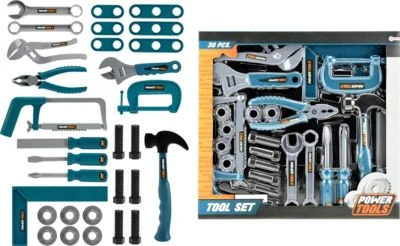 Toi Toys Toi-Toys POWER TOOLS Werkzeugset, 30-tlg. 1 Toi Toys Toi-Toys POWER TOOLS Werkzeugset, 30-tlg.