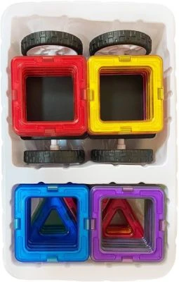 MAGNIKON Magnetische Bausteine “Das Auto” - Magnetbau-Set 34-teilig, Magnetbausteine, Ideal Als Konstruktionsspielzeug Zur Förderung Von Kreativität & Motorik, Spielzeug Für Kinder Ab 3 Jahre 2 MAGNIKON Magnetische Bausteine “Das Auto” - Magnetbau-Set 34-teilig, Magnetbausteine, Ideal Als Konstruktionsspielzeug Zur Förderung Von Kreativität & Motorik, Spielzeug Für Kinder Ab 3 Jahre – Bild 2