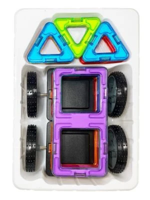 MAGNIKON Magnetische Bausteine “Das Rennen” - Magnetbau-Set 17-teilig, Magnetbausteine, Ideal Als Konstruktionsspielzeug Zur Förderung Von Kreativität & Motorik, Spielzeug Für Kinder Ab 3 Jahre 2 MAGNIKON Magnetische Bausteine “Das Rennen” - Magnetbau-Set 17-teilig, Magnetbausteine, Ideal Als Konstruktionsspielzeug Zur Förderung Von Kreativität & Motorik, Spielzeug Für Kinder Ab 3 Jahre – Bild 2