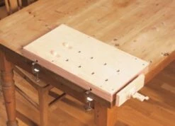 Pebaro Arbeitsplatte Vollholz Natur 58 X 31 Cm Mit Einspannhalterung, 485 -Spielzeugladen 26603015 05