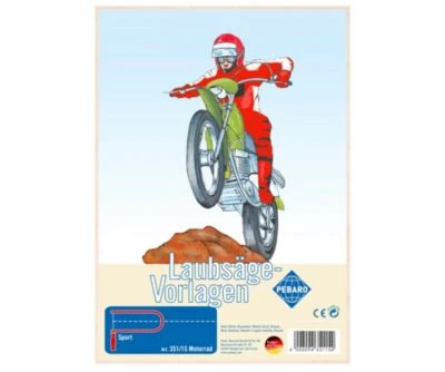 Pebaro Laubsägevorlage Motorrad", 351/1S" 1 Pebaro Laubsägevorlage Motorrad", 351/1S"