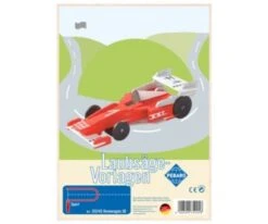 Pebaro Laubsägevorlage Rennwagen 3D", 352/4S"