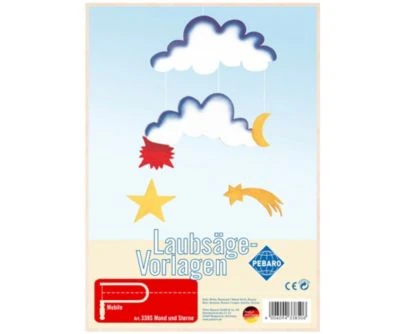 Pebaro Laubsägevorlage Mond Und Sterne", 338S" 1 Pebaro Laubsägevorlage Mond Und Sterne", 338S"