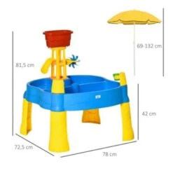 HOMCOM Sandspielzeug Mit Sonnenschirm 10 HOMCOM Sandspielzeug Mit Sonnenschirm -Spielzeugladen 26725465 05