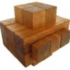 LOGOPLAY Notched - 3D Puzzle - Knobelspiel Aus Holz Mit 13 Einzelteilen