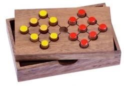 LOGOPLAY Tausche Acht - Halma - Denkspiel - Knobelspiel Aus Holz