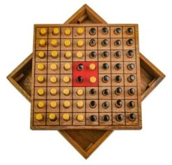 LOGOPLAY Wende Den Stein Für 2 Spieler - Spielfeld 14 X 14 Cm - Strategiespiel