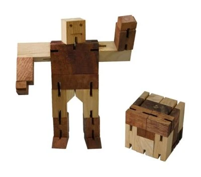 LOGOPLAY Robot Puzzle - 3D Puzzle - Knobelspiel Aus Holz Mit Mehreren Spielvarianten 3 LOGOPLAY Robot Puzzle - 3D Puzzle - Knobelspiel Aus Holz Mit Mehreren Spielvarianten – Bild 3