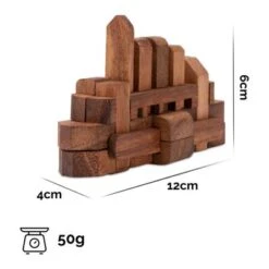 LOGOPLAY Schiff Gr. S - Ship - 3D Puzzle - Knobelspiel Mit 16 Bausteinen Aus Holz -Spielzeugladen 26733943 03