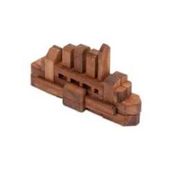 LOGOPLAY Schiff Gr. S - Ship - 3D Puzzle - Knobelspiel Mit 16 Bausteinen Aus Holz -Spielzeugladen 26733943 04