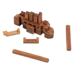 LOGOPLAY Schiff Gr. S - Ship - 3D Puzzle - Knobelspiel Mit 16 Bausteinen Aus Holz -Spielzeugladen 26733943 06