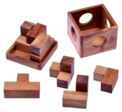 LOGOPLAY Soma Würfel Gr. S - 6 Cm Kantenlänge - 3D Puzzle - Knobelspiel Im Holzkasten 5 LOGOPLAY Soma Würfel Gr. S - 6 Cm Kantenlänge - 3D Puzzle - Knobelspiel Im Holzkasten -Spielzeugladen 26734011 03