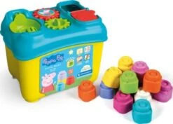 Clementoni Softbausteine Aktivitäts-Eimer Peppa Pig