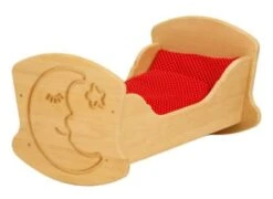 Drewart Puppenwiege Aus Holz Puppenbett Holzspielzeug Erle Massivholz