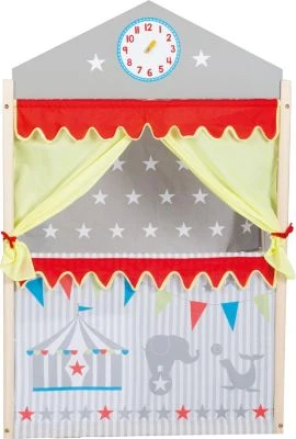 Roba Kasperletheater, Großes Puppentheater Aus Holz, Kaspertheater Freistehend Mit Stoffbespannung 2 Roba Kasperletheater, Großes Puppentheater Aus Holz, Kaspertheater Freistehend Mit Stoffbespannung – Bild 2