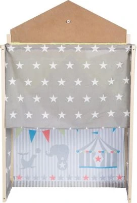 Roba Kasperletheater, Großes Puppentheater Aus Holz, Kaspertheater Freistehend Mit Stoffbespannung 6 Roba Kasperletheater, Großes Puppentheater Aus Holz, Kaspertheater Freistehend Mit Stoffbespannung – Bild 6