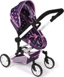 CHIC 2000 Kombi-Puppenwagen "LINUS", Stars Lila -Spielzeugladen 27379334 06