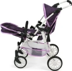 CHIC 2000 Tandem-Buggy Puppenzwillingswagen TWINNY, Stars Lila 8 CHIC 2000 Tandem-Buggy Puppenzwillingswagen TWINNY, Stars Lila -Spielzeugladen 27379336 04