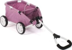 CHIC 2000 Puppen-Ziehwagen SKIPPER, Jeans Pink