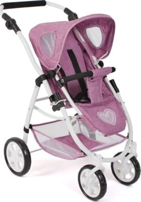 CHIC 2000 Kombi-Puppenwagen 3 In 1 EMOTION ALL IN, Jeans Pink 2 CHIC 2000 Kombi-Puppenwagen 3 In 1 EMOTION ALL IN, Jeans Pink – Bild 2