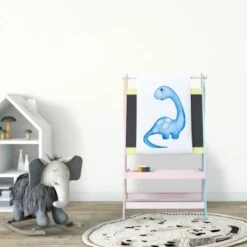 Relaxdays Kindertafel Mit Papierrolle -Spielzeugladen 27418986 05