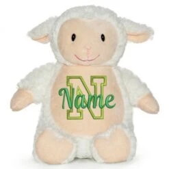 Elefantasie Stofftier Schaf Bestickt Personalisiert