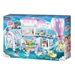 Sluban Klemmbausteine Sea-View Pool Villa (938 Teile)