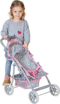 KNORRTOYS.COM Puppenbuggy Liba - Star Grey 5 KNORRTOYS.COM Puppenbuggy Liba - Star Grey – Bild 5