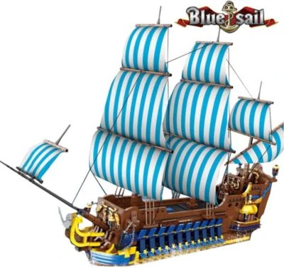 MORK Klemmbausteinset Piratenschiff 031011 2 MORK Klemmbausteinset Piratenschiff 031011 – Bild 2