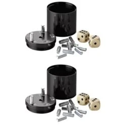 BestSaller Super Six Würfelspiel, Alu (2 Stück)