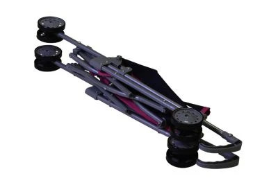 KNORR Toys Puppenbuggy Sim - Flying Hearts Blue Pink 3 KNORR Toys Puppenbuggy Sim - Flying Hearts Blue Pink – Bild 3