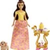 Disney Princess Spielzeug, Belles Teewagen Puppe Und Spielset