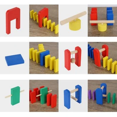 Calmado Dominosteine: 1000 Domino Steine Aus Holz - Spiel Für Kinder - Giga Edition Inkl. Tasche 3 Calmado Dominosteine: 1000 Domino Steine Aus Holz - Spiel Für Kinder - Giga Edition Inkl. Tasche – Bild 3