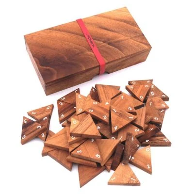 ROMBOL Tridomino - Anspruchsvolle Variante Des Dominospiels Mit Zahlen Für 2 - 6 Personen 2 ROMBOL Tridomino - Anspruchsvolle Variante Des Dominospiels Mit Zahlen Für 2 - 6 Personen – Bild 2