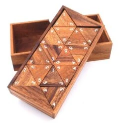 ROMBOL Tridomino - Anspruchsvolle Variante Des Dominospiels Mit Zahlen Für 2 - 6 Personen 8 ROMBOL Tridomino - Anspruchsvolle Variante Des Dominospiels Mit Zahlen Für 2 - 6 Personen -Spielzeugladen 28516379 03