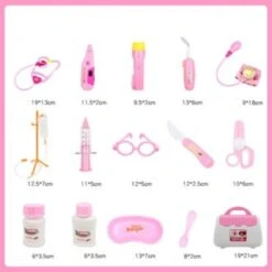 Debuy Arzt-Spielzeug-Set 15PCS Arzt-Spielzeug-Set Mädchen Medizinische Box Krankenschwester Kind Injektionsspiel Heimspiel Stethoskop Babywerkzeug 9 Debuy Arzt-Spielzeug-Set 15PCS Arzt-Spielzeug-Set Mädchen Medizinische Box Krankenschwester Kind Injektionsspiel Heimspiel Stethoskop Babywerkzeug -Spielzeugladen 28764884 04