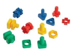 Edushape Muttern Und Schrauben - 144 Stück