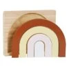 Früherziehungsspielzeug Zur Formerkennung Für Kinder Bogen, Der Regenbogen-Ziegel Baut