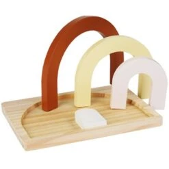 Früherziehungsspielzeug Zur Formerkennung Für Kinder Bogen, Der Regenbogen-Ziegel Baut -Spielzeugladen 28983261 03