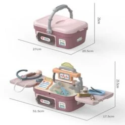 Multifunktionales Spielzeugset Arzt Krankenschwester Stethoskop-Injektion Tragbares Medizinisches Kit 8 Multifunktionales Spielzeugset Arzt Krankenschwester Stethoskop-Injektion Tragbares Medizinisches Kit -Spielzeugladen 28983270 03