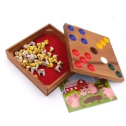 ROMBOL Ferkelspiel - Das Würfelspiel Mit Den Süßen Tierfiguren Für Die Ganze Familie Inkl. Praktischem Verschlussband 6 ROMBOL Ferkelspiel - Das Würfelspiel Mit Den Süßen Tierfiguren Für Die Ganze Familie Inkl. Praktischem Verschlussband -Spielzeugladen 29032801 03