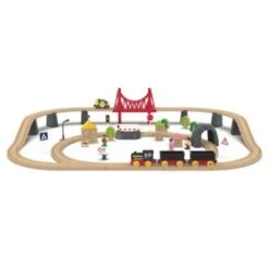 Syntek Bauklötze Für Kinder Selbstgebauter Magnetischer Zug Für Kinder Mit Holzschienen -Spielzeugladen 29039293 03