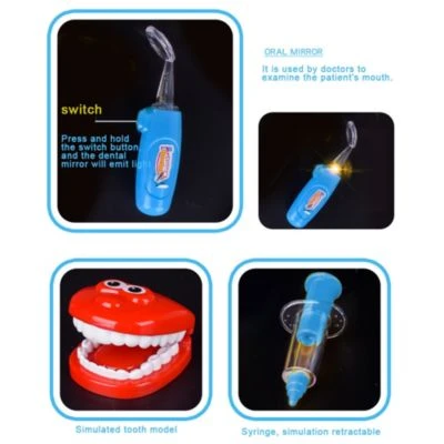 Vetaka Arztkoffer Zahnarzt Spielzeug Für Kinder 6 Vetaka Arztkoffer Zahnarzt Spielzeug Für Kinder – Bild 6