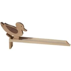 GICO Lustiges Lauftier Wackeltier Aus Holz Ente 6955