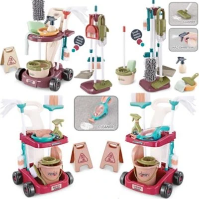 Syntek Kinderspielhaus Spielzeug Kinderspielhaus Reinigungswerkzeugset Spielzeug 2 Syntek Kinderspielhaus Spielzeug Kinderspielhaus Reinigungswerkzeugset Spielzeug – Bild 2