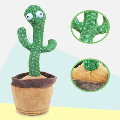 Brighten 1PC Plüschtiere Für Kinder Singendes, Sprechendes Und Tanzendes Kaktusspielzeug 4 Brighten 1PC Plüschtiere Für Kinder Singendes, Sprechendes Und Tanzendes Kaktusspielzeug – Bild 4