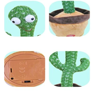 Brighten 1PC Plüschtiere Für Kinder Singendes, Sprechendes Und Tanzendes Kaktusspielzeug 5 Brighten 1PC Plüschtiere Für Kinder Singendes, Sprechendes Und Tanzendes Kaktusspielzeug – Bild 5