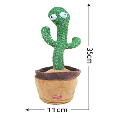 Brighten 1PC Plüschtiere Für Kinder Singendes, Sprechendes Und Tanzendes Kaktusspielzeug 6 Brighten 1PC Plüschtiere Für Kinder Singendes, Sprechendes Und Tanzendes Kaktusspielzeug – Bild 6